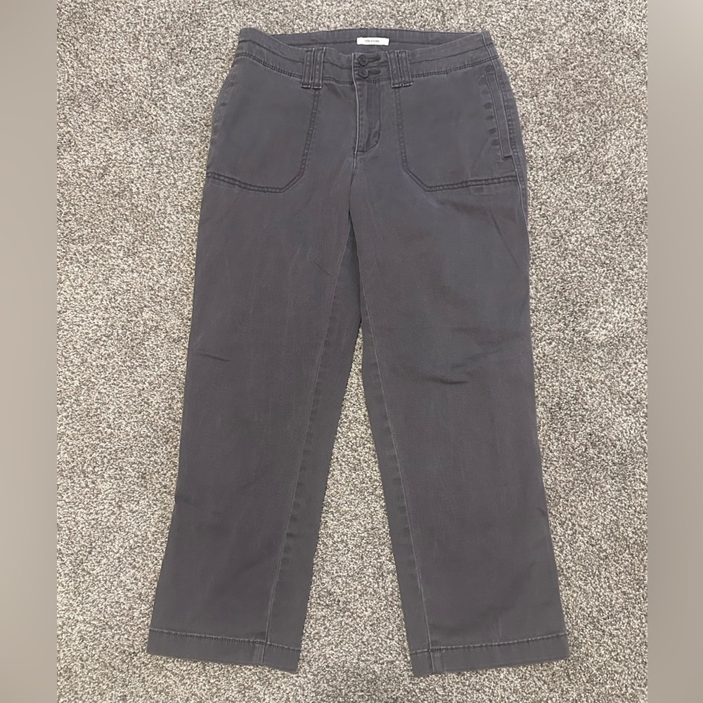 Maurices Charcoal Straight-Leg Ankle Pants